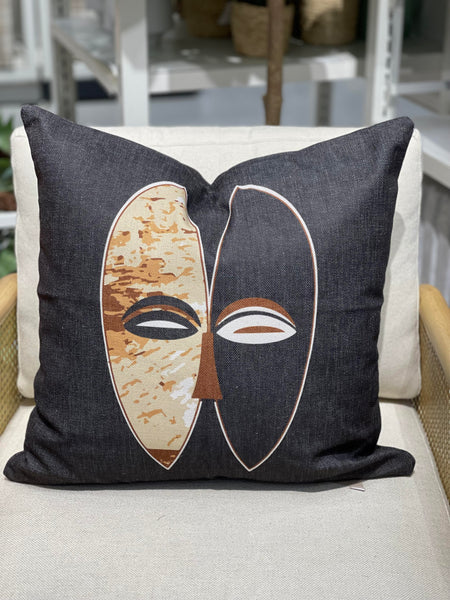 Dark Gray Akewa Mask Pillowcases