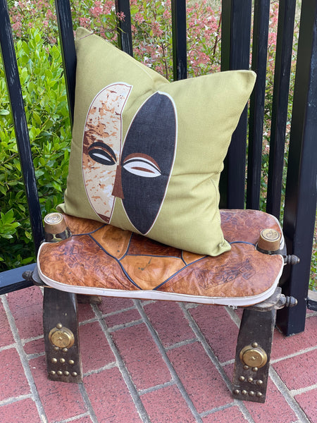 Green Akewa Mask Pillowcases