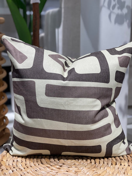 Kuba African Beige Pillowcases