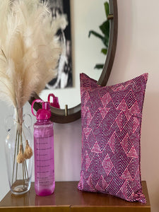 Pink Authentic African Fabric Pillowcases