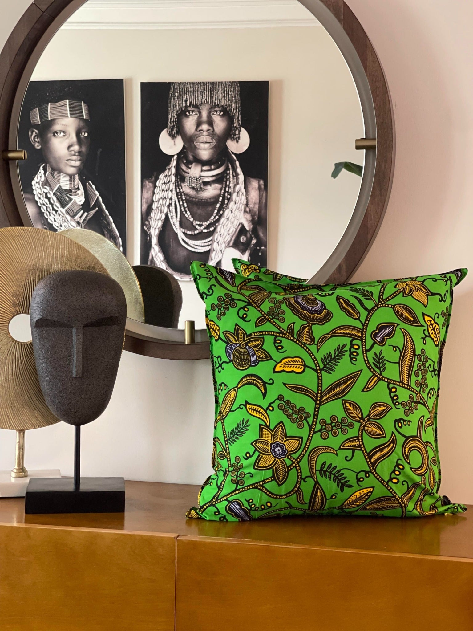 Authentic African Wax Pillowcases