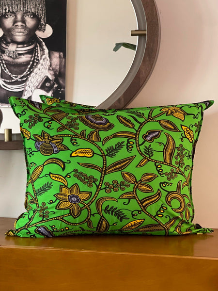 Authentic African Wax Pillowcases