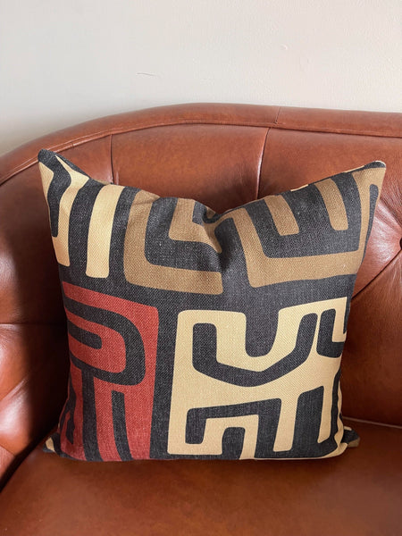 African Kuba Cloth Pillowcases