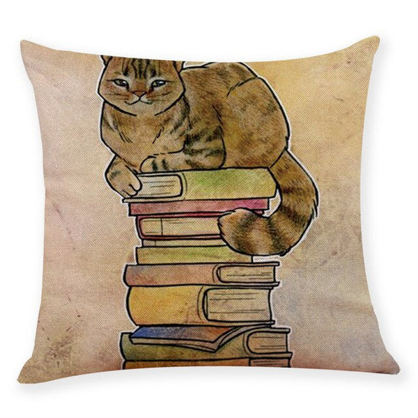 Cat Lovers Throw Pillow cases