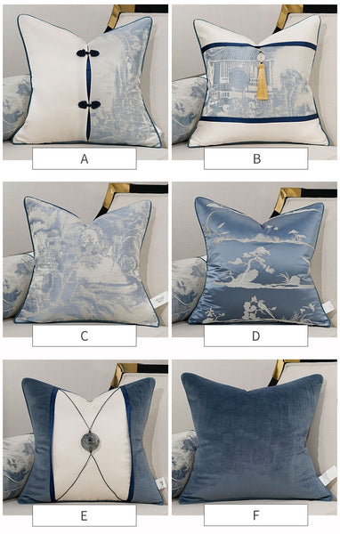 Blue/White Pillowcases