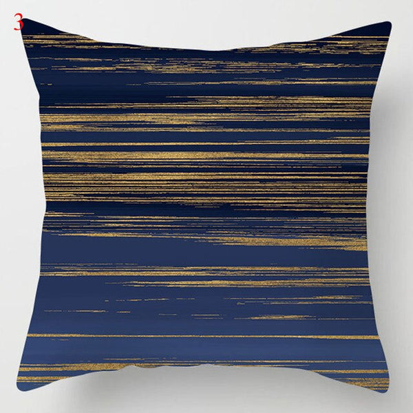 Modern Nordic Blue Pillowcases Collection