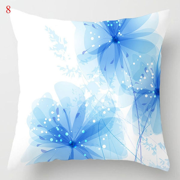 Modern Nordic Blue Pillowcases Collection