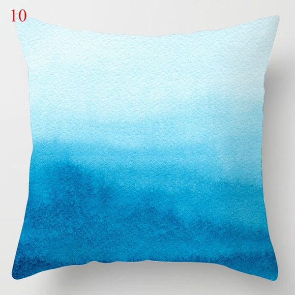 Modern Nordic Blue Pillowcases Collection