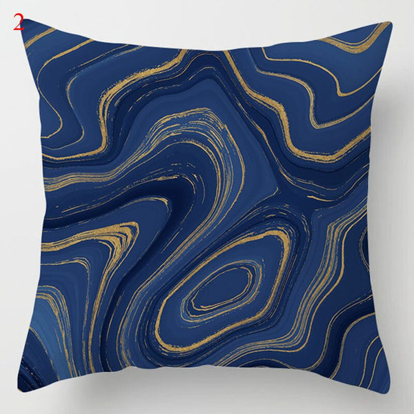 Modern Nordic Blue Pillowcases Collection