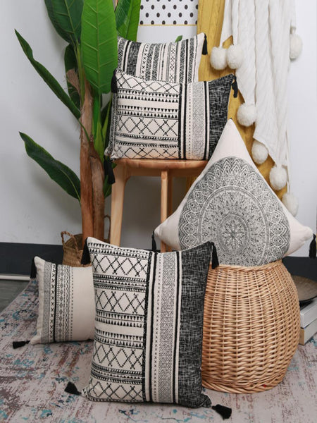 Boho Black/white Pillowcases