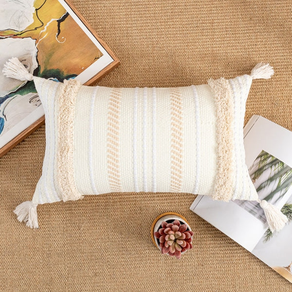 Bohemian Cream/Gray Pillowcases